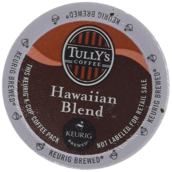 Tully's Hawaiian Blend Extra Bold Coffee Keurig K-Cups, 24 Count N3