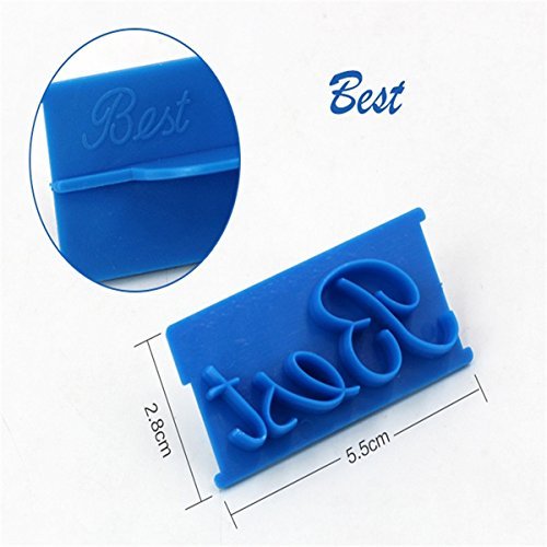 Happy Birthday Letters Cake Cutter Embosser Fondant Biscuit Cookie Baking Molds shopping N9