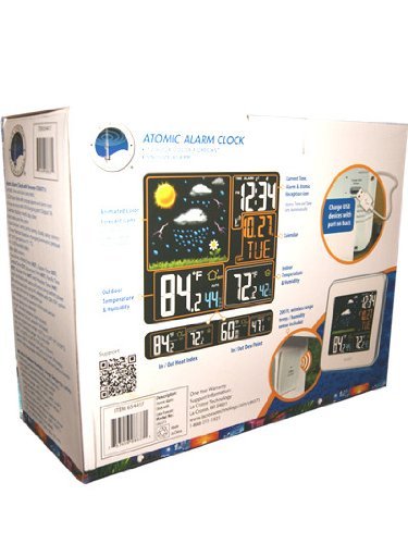 Lacrosse Color Wireless Automic Weather Station, Atomic Alarm Clock.