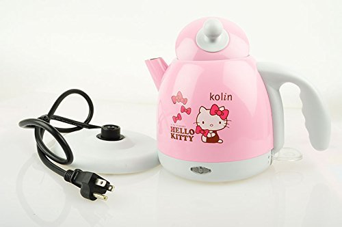 Hello Kitty 1.0L / 33.8oz Electric Kettle Stainless Steel Tea Kettle Base Plug N7