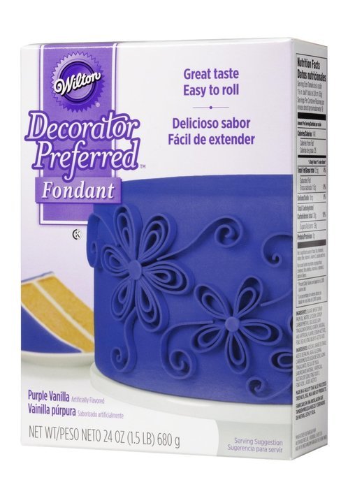 Wilton 710-2303 Decorator Preferred Fondant, 24-Ounce, Black N10