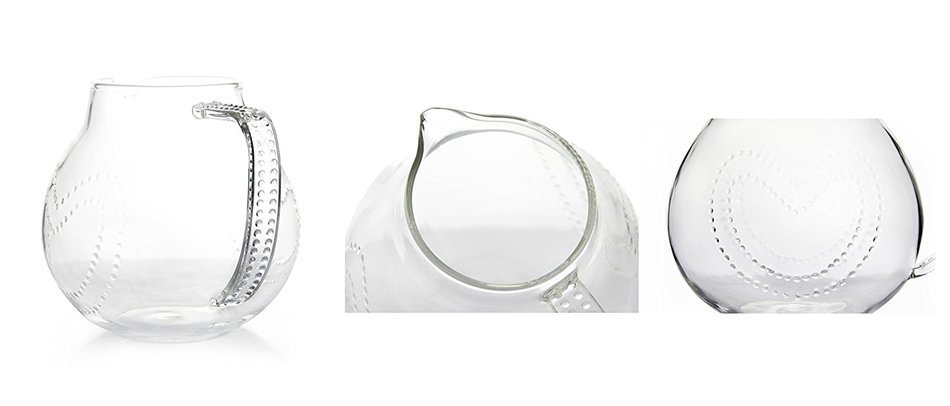Teapot Set Flowering Tea Glass Teapot Gift Set Harmony 42 Oz / 1242 Ml with Stainless Steel Tea Warmer Alex Tea... N20