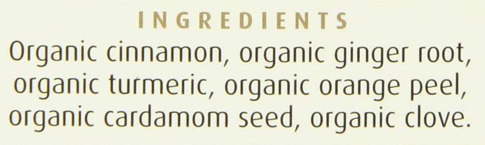 Stash Tea Organic Gold Cup Chai Herbal Tea with Turmeric, 18 Count (Pack of 6) N4