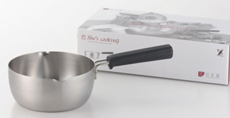Yoshikawa She's Cooking Milk Pan 16cm YH8542 [IH correspondence] from Japan N2