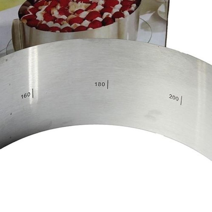 Cake & Cookie Cutters DIY Adjustable Rounded Mousse Ring Retractable Circle Ring Cake Mould N6