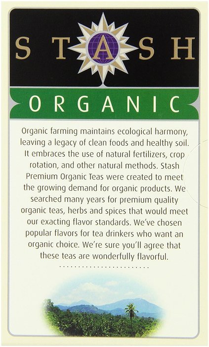 Stash Tea Organic Gold Cup Chai Herbal Tea with Turmeric, 18 Count (Pack of 6) N5
