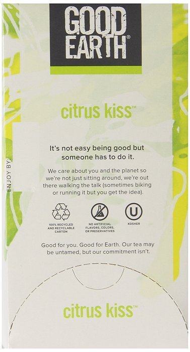 Good Earth Pomegranate Burst Green Tea, 18 Count Tea Bags (Pack of 6) N4