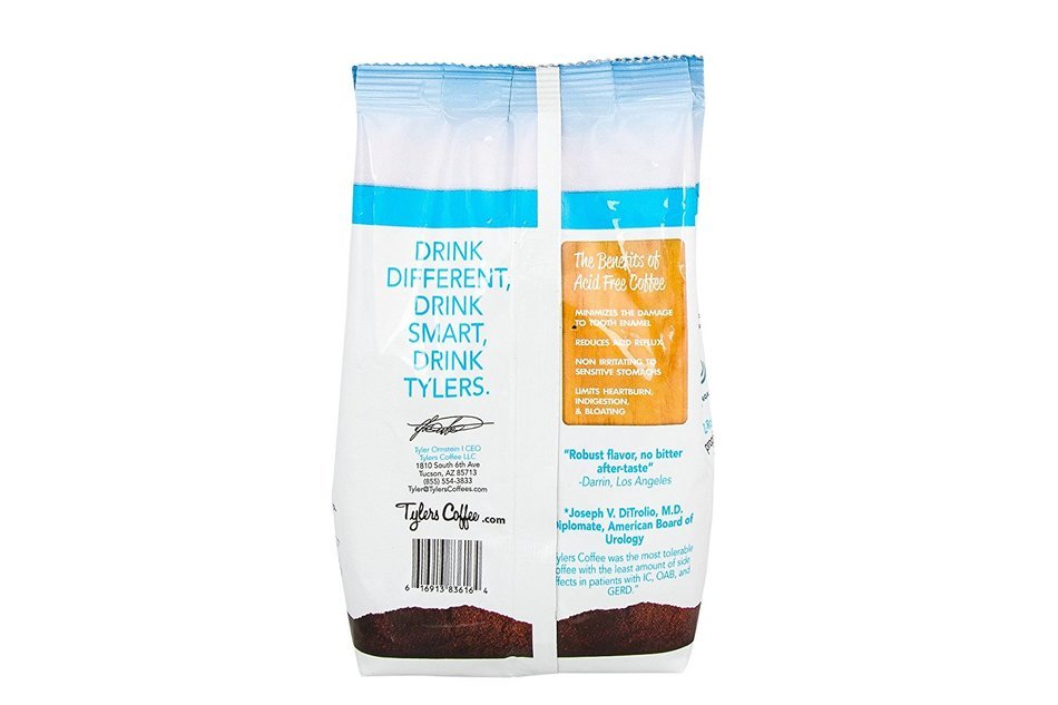 Tyler's Acid Free Coffee - Regular Ground 12oz N4