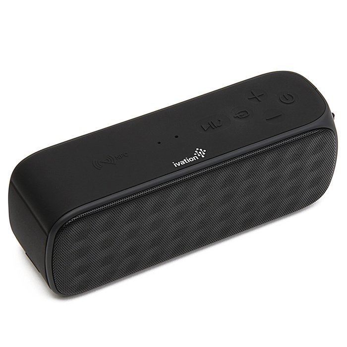 Ivation BOOMERING Splash-Proof NFC Bluetooth Speaker, Micro SD MP3 Player and Power Bank - Rechargeable 4000mAh... N3