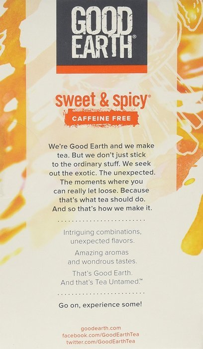 Good Earth Original Tea, 18 Tea Bags - Decaffeinated Sweet and Spicy Blend (3 Packs) N2