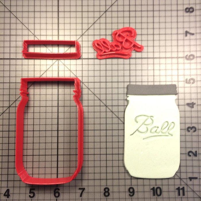 Mason Jar 102 Cookie Cutter Set (3 inches) N2