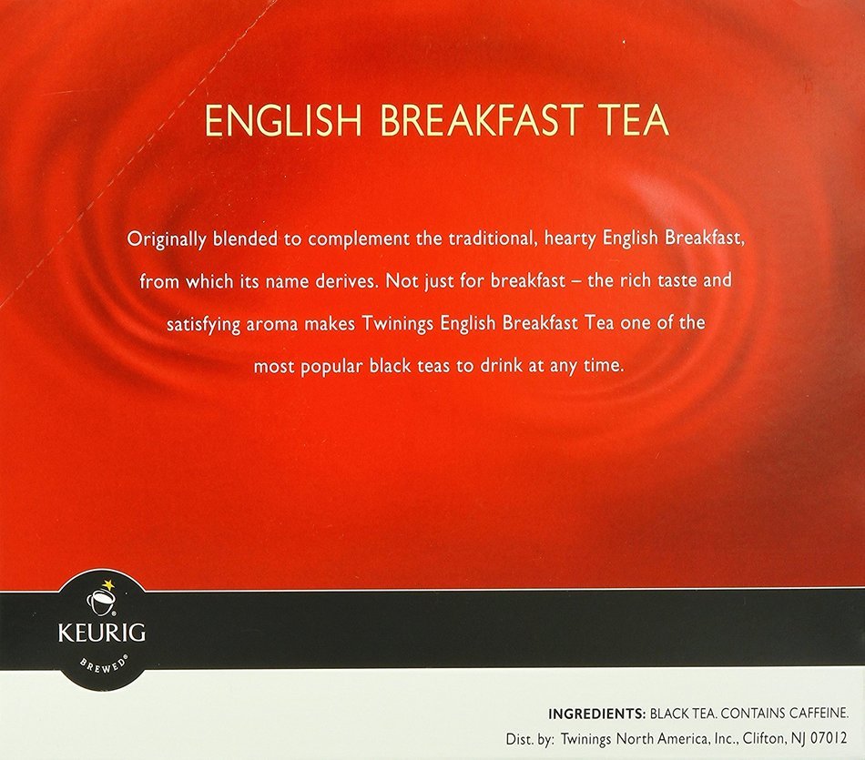 Twinings English Breakfast Tea, Keurig K-Cups, 24 Count N20
