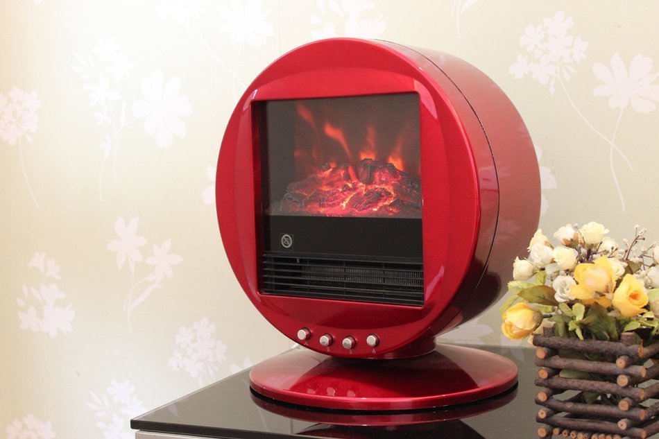 WBM HH-2001R Himalayan Heat 1500W Electric Fireplace Heater
