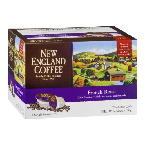 New England Coffee French Roast Single Serve Cups - 12 CT N3