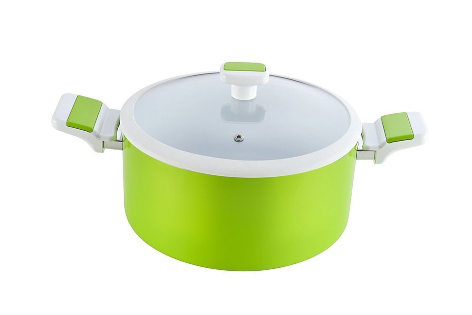 Sunkitchen 3qt sauce pot green color