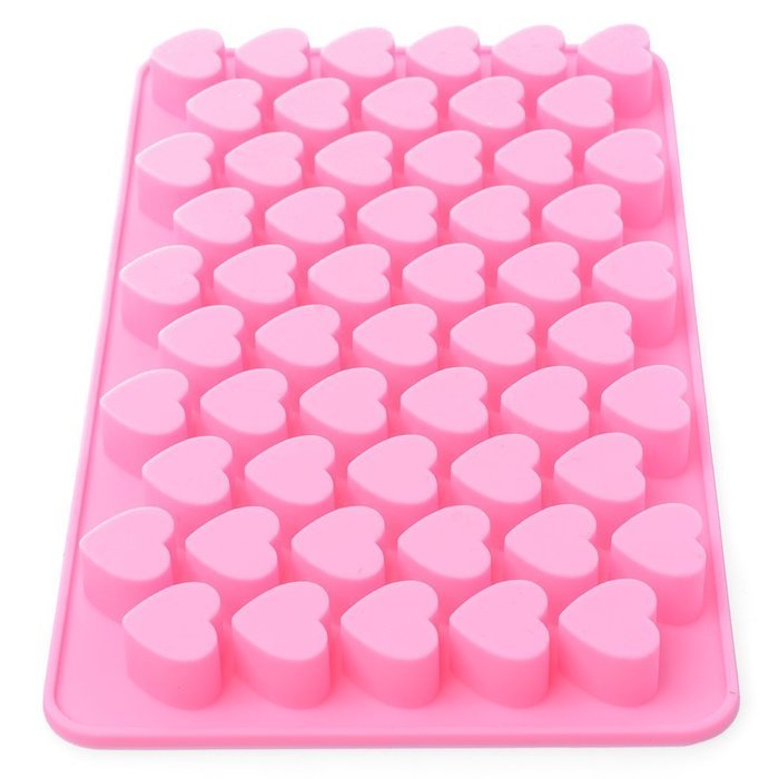Xcellent Global 20 PCS Mini Heart Shape Silicone Ice Cube , Pink M-HG011x20