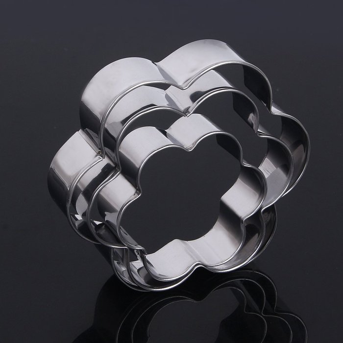 Stainless Steel Cake Cookie Mold Egg Fondant Mould Sugarcraft Cutter Cake Tools N6