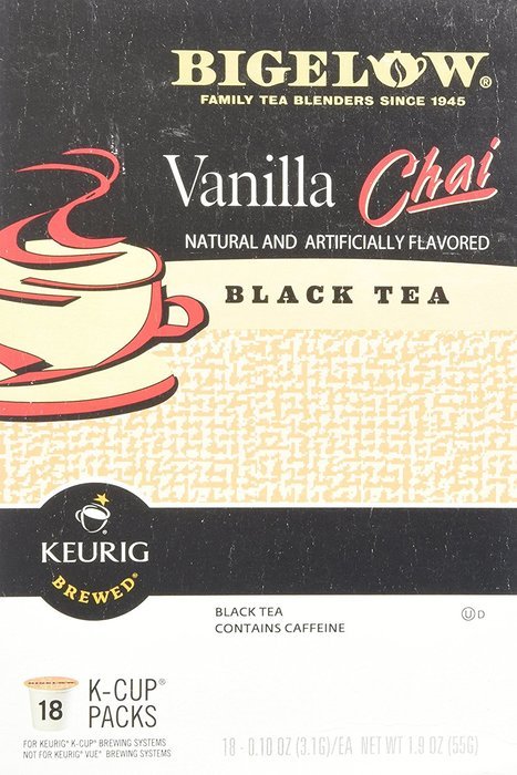 Bigelow Vanilla Chai Tea Keurig K-Cups, 18 Count N4