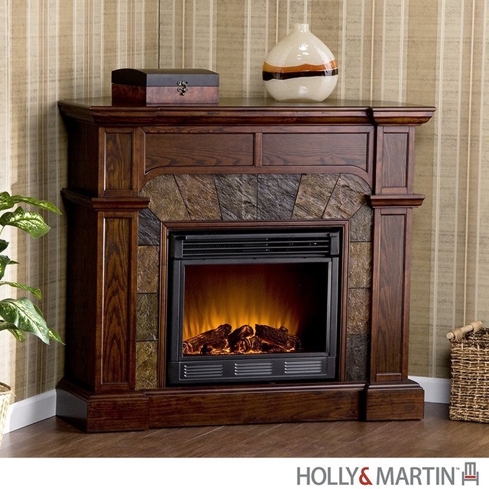 Holly & Martin Cypress Electric Fireplace, ESPRESSO N2