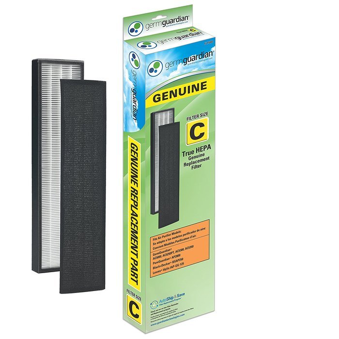 GermGuardian FLT5000 GENUINE True HEPA Replacement Filter C for AC5000 Series Air Purifiers