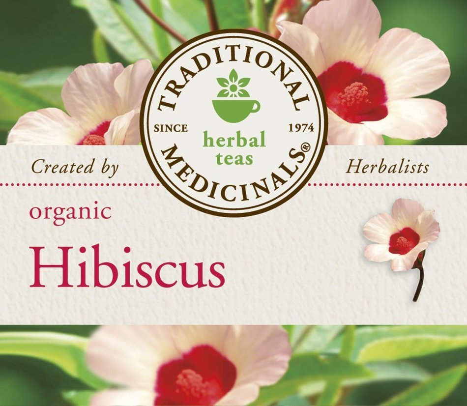 Traditional Medicinals Organic Hibiscus Tea, 16 Tea Bags (Pack of 6) N2