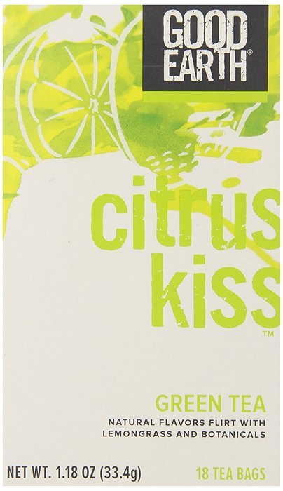 Good Earth Pomegranate Burst Green Tea, 18 Count Tea Bags (Pack of 6) N10