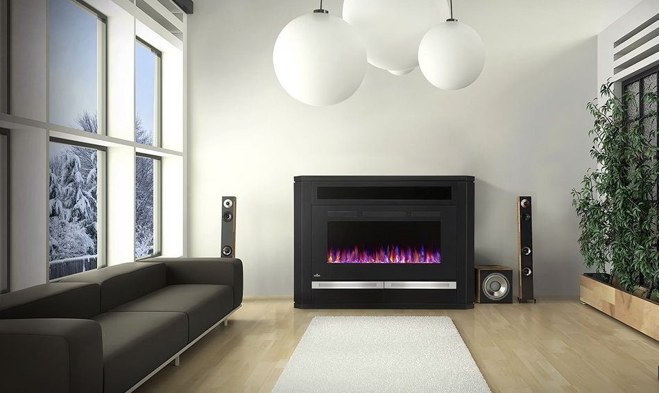 Napoleon The Alanis 42 in. Electric Fireplace Entertainment Center