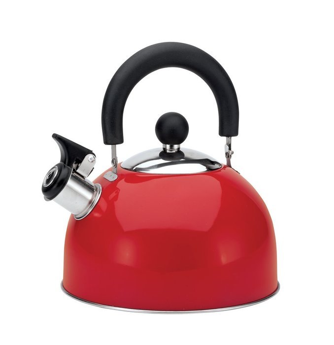 2 Qt. Red Whistling Tea Kettle