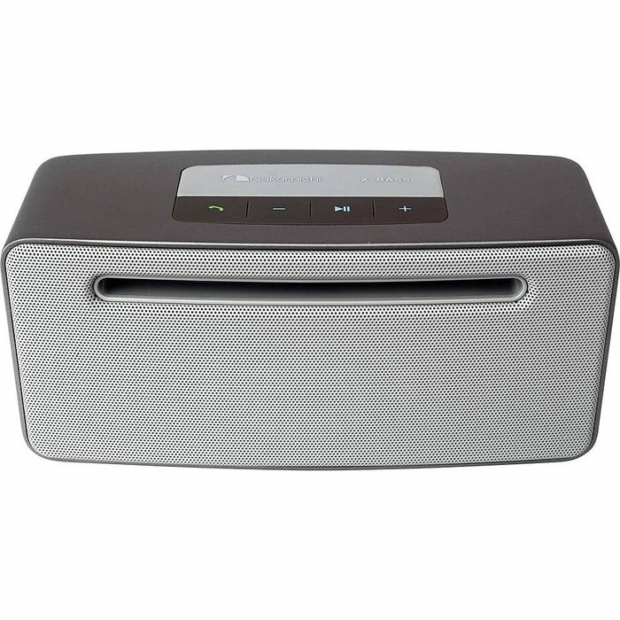Nakamichi Wireless Bluetooth 4.0 Speaker BTSP80 - Matte Silver N2