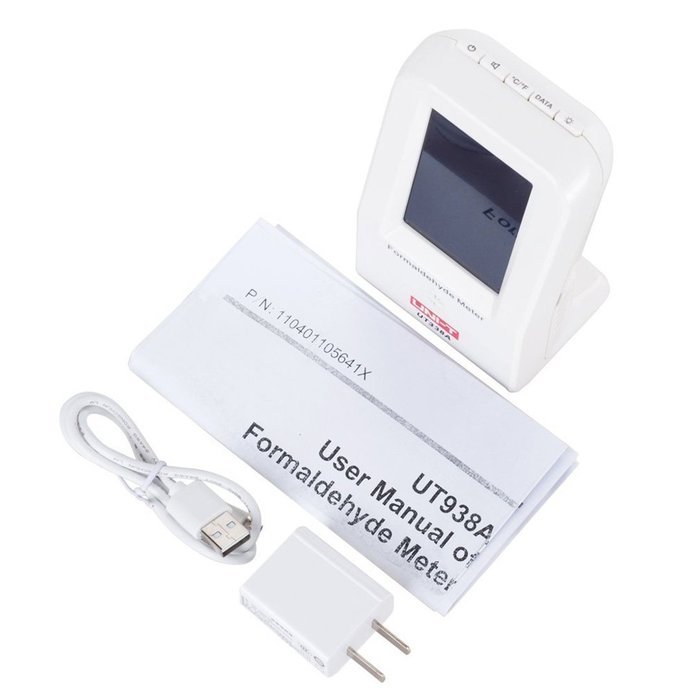 Formaldehyde Monitor - UNI-T UT338A Formaldehyde Monitor Detector Formaldemeter Temperature Humidity Moisture... N5
