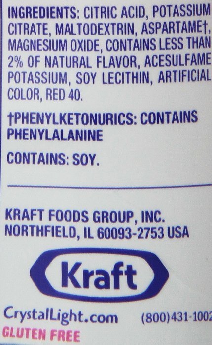 Crystal Light Green Tea Peach Mango Drink Mix (Makes 10-Quarts), 1.85 Ounce Canisters (Pack of 12) N6