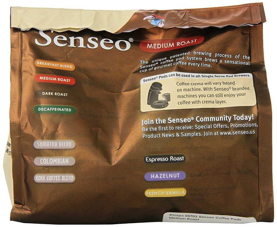 Philips 00703 Senseo Coffee Pods Medium Roast N2
