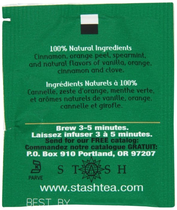 Stash Tea Premium Green Tea, 100 Count Box of Tea Bags in Foil N15