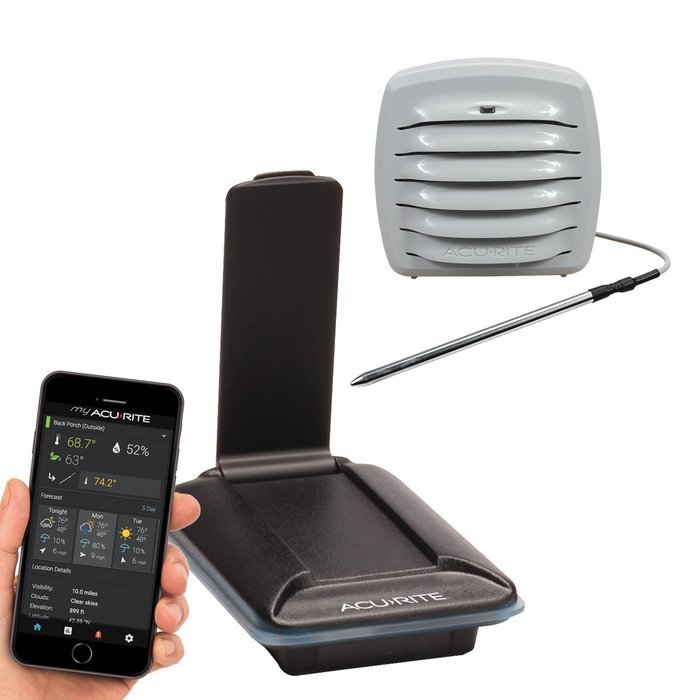 AcuRite 01176M Outdoor Monitor with Liquid & Soil Temperature Sensor and My AcuRite Remote Monitoring N3