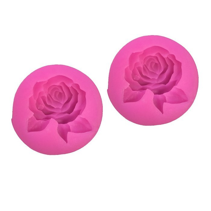 Leafy Rose Cake Silicone Mold Cake Decorating Tools Silicone Cake Sugar Craft Tools Flower Mold N3