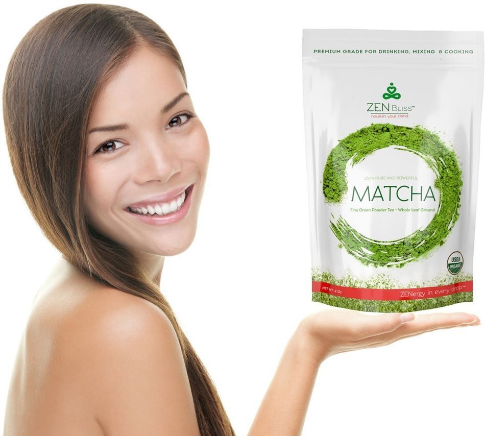 ZenBliss Matcha Green Tea Powder, 4 oz