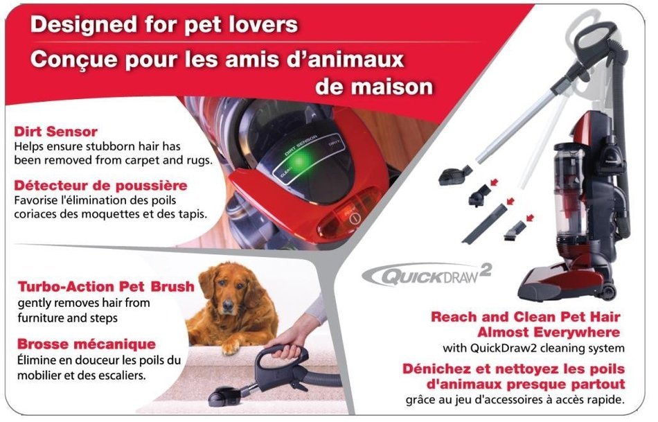 Panasonic MC-UL915 "Jet Force" Bagless Vacuum Cleaner, Metallic Red - Corded