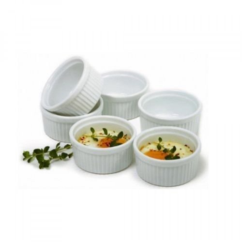 Norpro 258 Porcelain 3Ounce Ramekins, Set of 6, New,