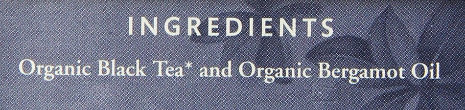 Choice Organic Earl Grey Tea, Black Tea, 16-Count Box 1.1 Oz (Pack of 6) N3