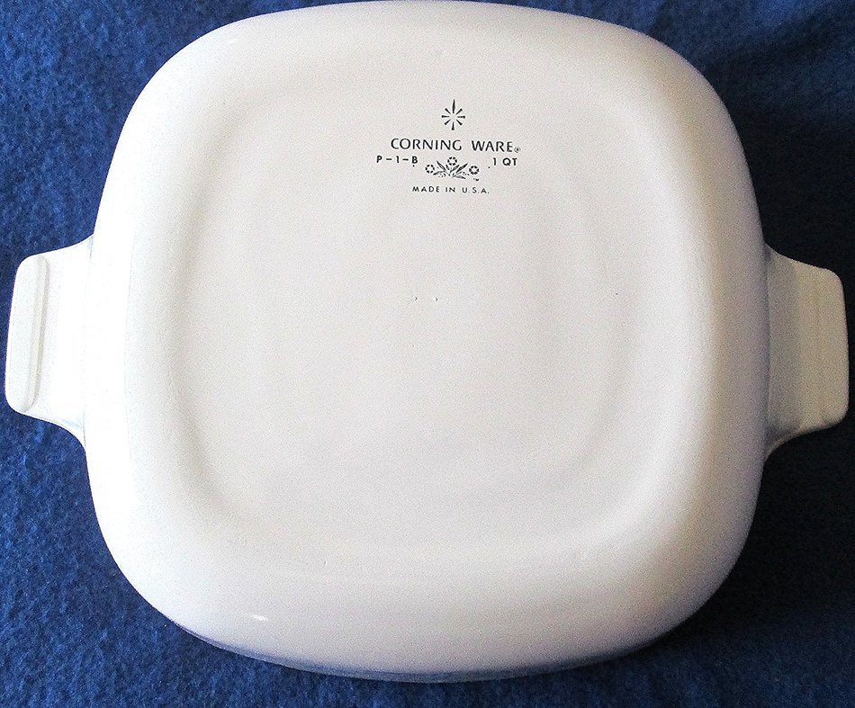Corning Ware P-1-B Blue Cornflower 1 Qt Casserole - No Lid N3