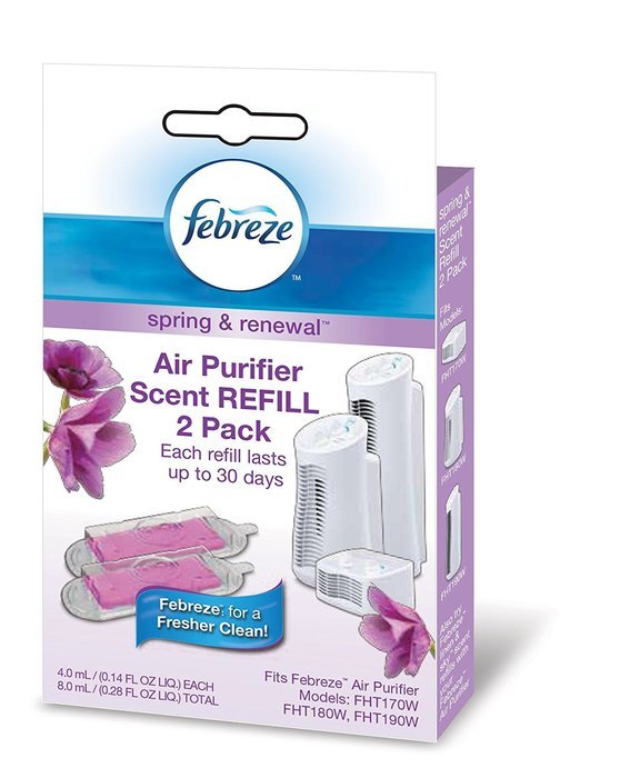 Febreze Scent Refill, Spring and Renewal, 2-Pack