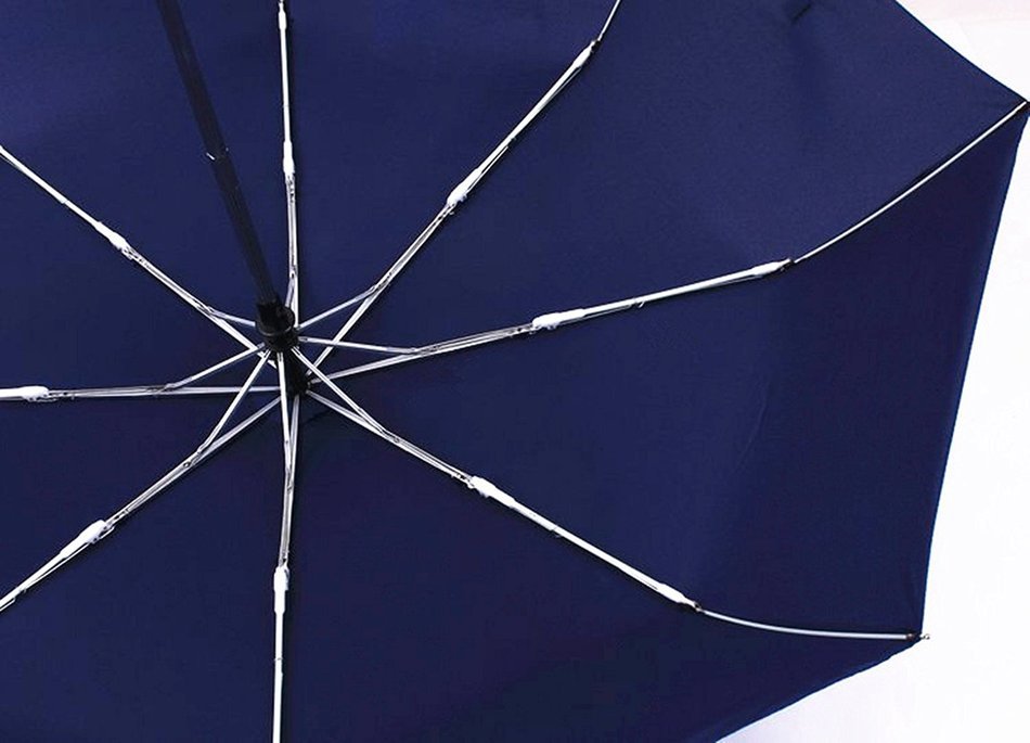 Elegant Ultralight Windproof Sun Rain Folding Umbrella (Black)