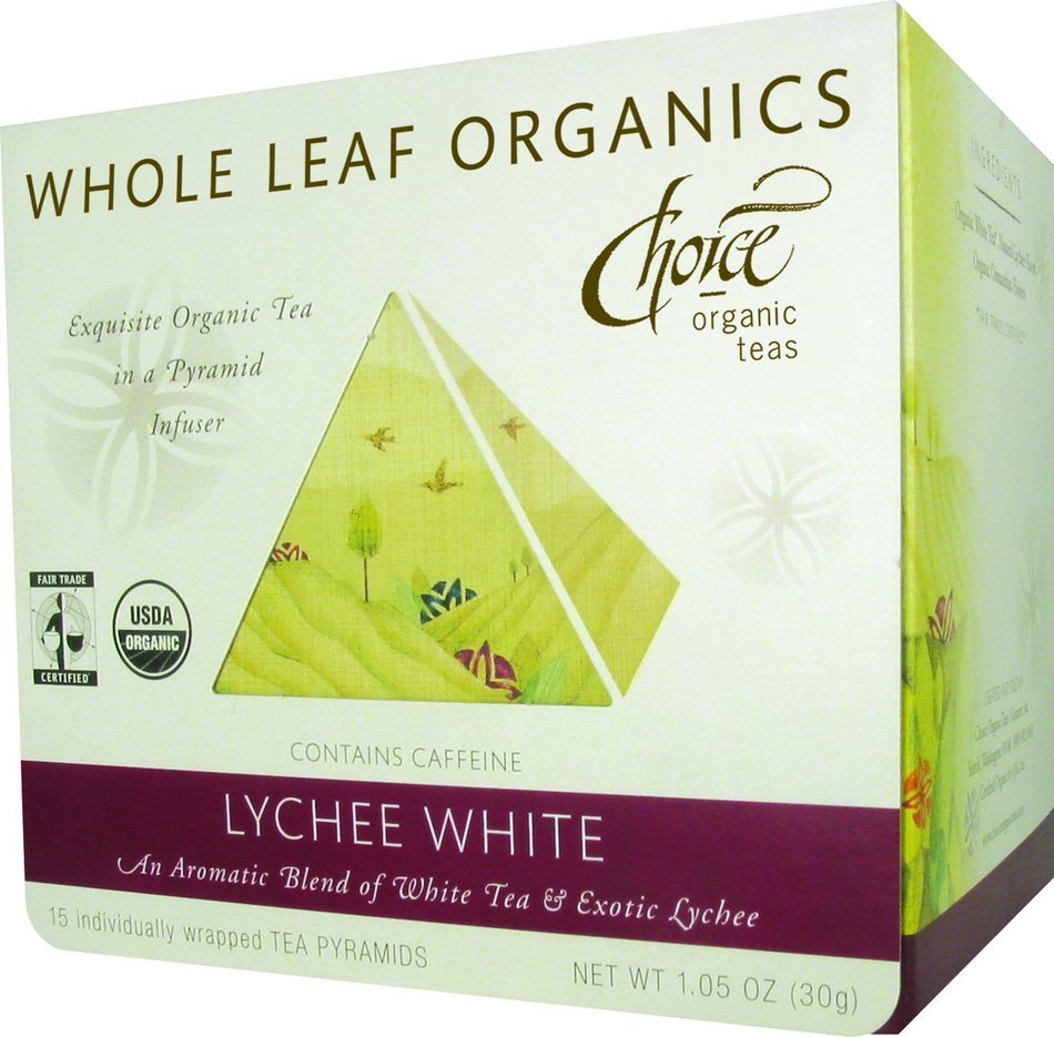 Choice Organic Whole Leaf Organics Sweet Liquorice Mint Tea Pyramids, 15-Count, 0.95-Ounce Boxes (Pack of 3)
