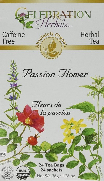 Celebration Herbals Passion Flower Tea Bags, 24 Count