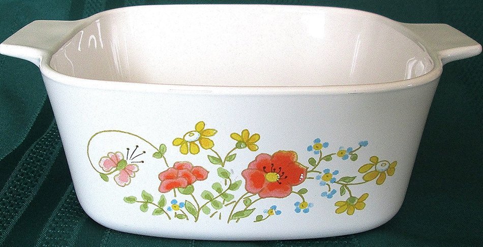 Corning Ware A-1-1/2-B Wild Flower Casserole - No Lid