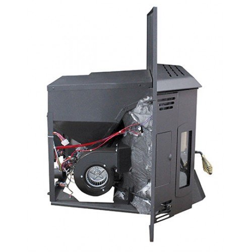 BRECKWELL BLAZER SP24I or P24I WOOD PELLET INSERT 50,000 BTU/Hr, up to 2200 Sq Ft, 60 lb Hopper Bin N2