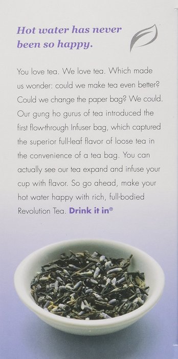 Revolution Tea Earl Grey Lavender Black Tea, 16 Count N2