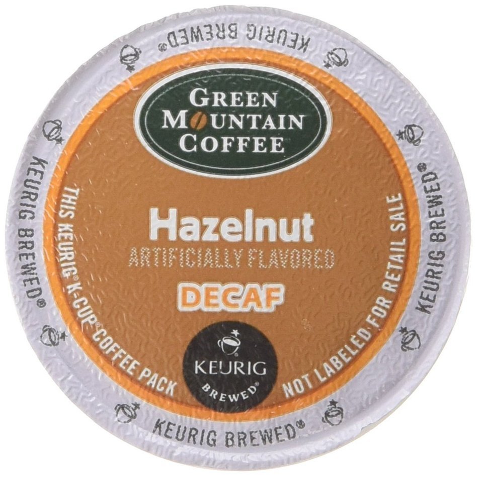 Green Mountain Coffee Hazelnut Decaf, K-Cups for Keurig Brewers, 24-Count Boxes (Pack of 2) N3