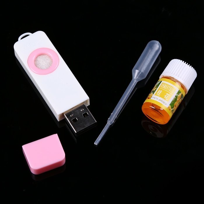 Whosee 2-Pack Red Creative Mini USB Car Office Aromatherapy Diffuser Humidifier Air Purifier Gifts N2