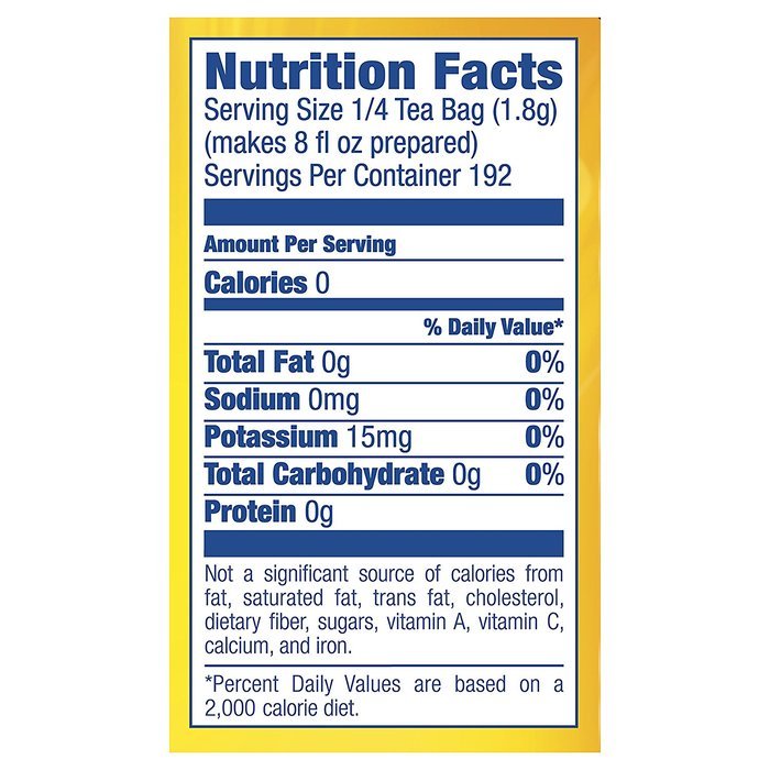 Lipton Family-Sized Black Iced Tea Bags, Unsweetened 48 ct N7